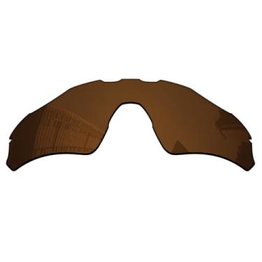Imagem de Acefrog Lentes de reposição polarizadas de 1,5 mm para óculos de sol Oakley Radar EV Path OO9208, material atualizado, resistente a impactos - marrom bronze polarizado - 1,5 mm