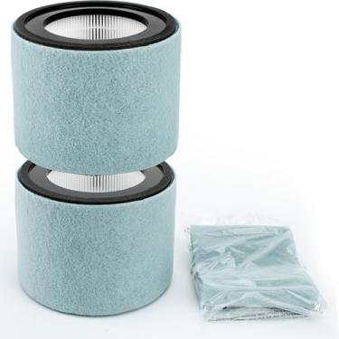 Imagem de Ecofort Filtros de substituição Z2000 compatíveis com purificador de ar médio TruSens, serve para Z-2000 e Z-2500, filtragem de 3 estágios inclui 2 filtros de alta eficiência, 4 filtros de carbono e 4