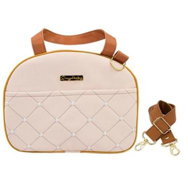 Imagem de Bolsa Maternidade Mala Média Alça Transversal Impermeável Pequena Bebê