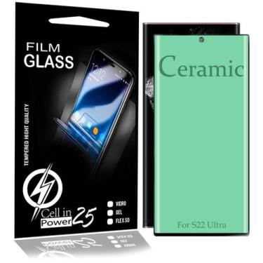 Imagem de Película 9d Cerâmica Para Galaxy S22 Ultra S908 + película câmera - Ce
