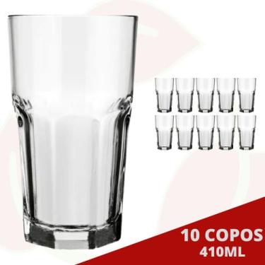 Imagem de 10 Copos Bristol 410ML Nadir Long Drink Cappuccino Bebidas - NADIR FIG