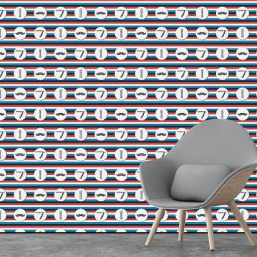 Imagem de Papel de Parede Adesivo - Barbearia - Barber Shop - 314ppd - Allodi