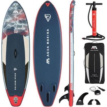 Imagem de Prancha Surf inflável Wave 2022 Aqua Marina - 2.65m/10cm - Com leash