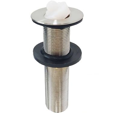 Imagem de Valvula Lavatorio Tanque Pia Longa 7/8 Inox Premium Tampa Silicone  Facil Instalaão