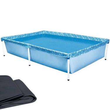 Imagem de Piscina Retangular 1000 Litros 189x126x42CM com Capa MOR