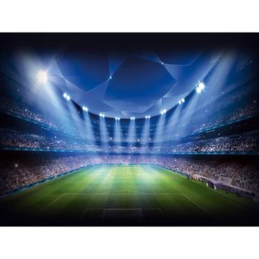 Imagem de Painel De Lona Futebol Estádio Champions - Fabrika de Festa, 150x100cm