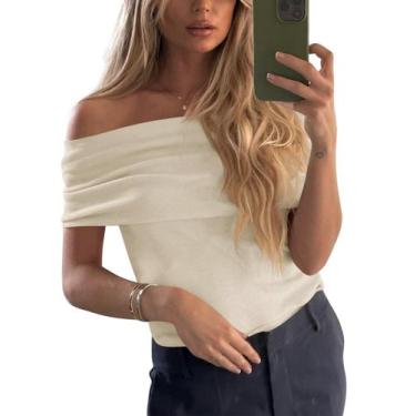 Imagem de Suéter feminino Imily Bela tricotado sem mangas