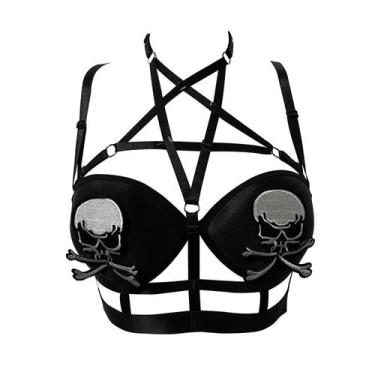 Imagem de Traje de lingerie SINROYEE Anime Devil Cosplay Goth Black