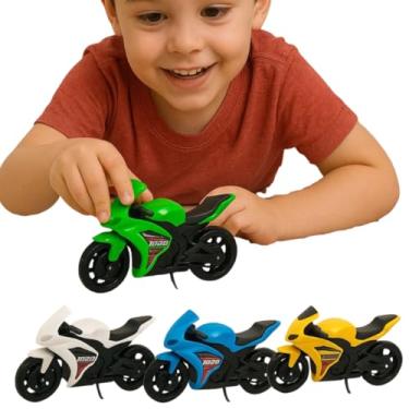 Imagem de Moto de Brinquedo Super Moto 1000 Esportiva Pequena, Sortido