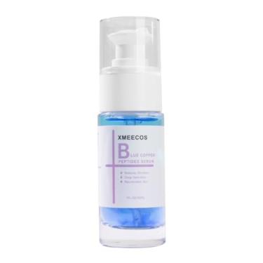 Imagem de Sérum facial Blue Copper Peptides para renovação e hidratação avançada da pele auxilia em colágeno, elasticidade e reparo natural, proteção antioxidante para uma pele saudável e rejuvenescida, leve