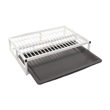 Imagem de Ｂｅｓｇａ Bandeja para Penico de Cachorro, Banheiro para Animais de Estimação, Lavável, Portátil, Mantenha Limpo, Comadre, Suporte para Tapete Higiênico de Cach, Branco