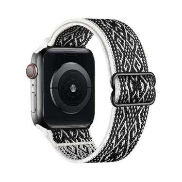 Imagem de Pulseira De Nylon Boêmia Para Apple Watch Ultra 49mm 41mm 45mm, Bracel