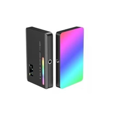 Imagem de Luz de Vídeo LED RGB W140 – Iluminação Profissional p/Fotografia e Vídeo, Luz Fria/Quente 2500K-9000K, Recarregável