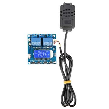 Imagem de Módulo de Controle de Umidade Temperatura, Controlador de Higrômetro Digital TR01 TR01, í Com Sensor Integrado, para Coleta de Dados
