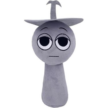 Imagem de Brinquedo de pelúcia Sprunki Sprunky Wenda e cinza de 25 cm para crian