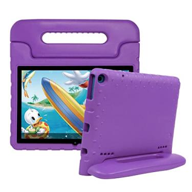 Imagem de Bolete Capa infantil para tablet Onn 10.1 Gen 3 (modelo 2022: 100071485) Capa infantil para tablet Android 10,1 polegadas Onn 10.1 Gen 3 com alça de espuma EVA à prova de choque lavável capa para