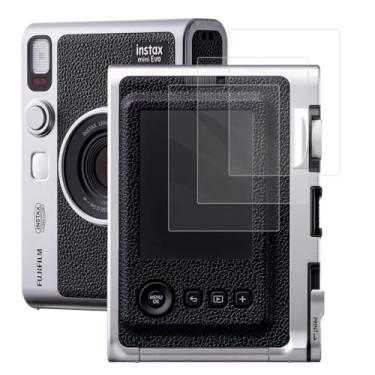 Imagem de Futanwei Película protetora de tela Instax Mini EVO [pacote com 3] película de vidro temperado HD [antiimpressões digitais] [antiarranhões] [sem bolhas] compatível com câmera instantânea