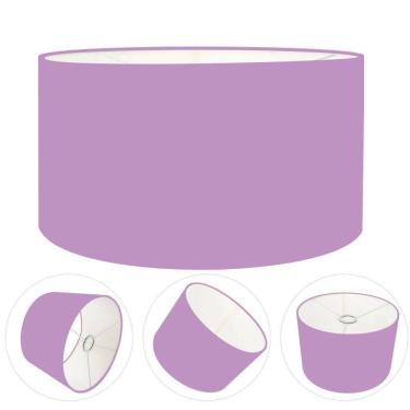 Imagem de Cúpula Abajur Cilíndrica Cp-7024 ø50x25cm Lillás