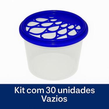 Imagem de 30 Potes Anti Mofo (vazio) Para Cloreto De Cálcio - Bella Donna