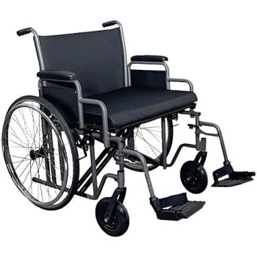 Imagem de Cadeira de Rodas Plus Size AC30 250 Kg Preta - Hidrolight