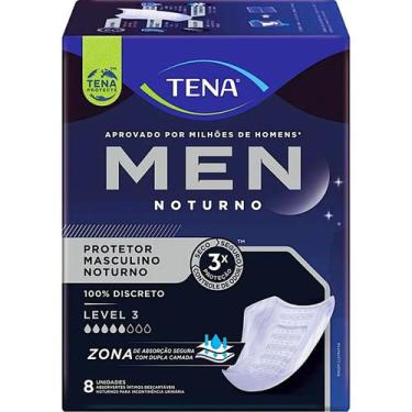 Imagem de Absorvente Masculino Tena Men Noturno - 08 unidades