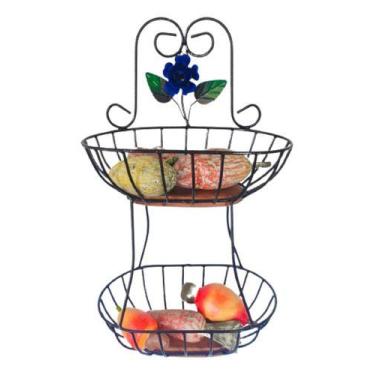 Imagem de Fruteira de parede 2 andares p - Art MM, Azul