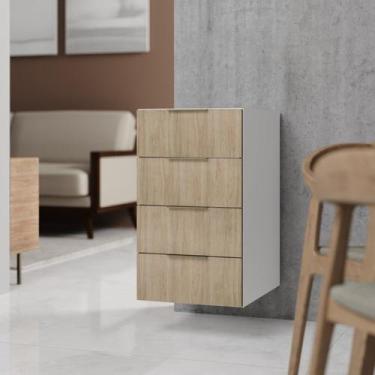 Imagem de Balcão Suspenso 4 Gavetas 40cm sem Tampo sem Rodapé Ipanema CabeCasa M