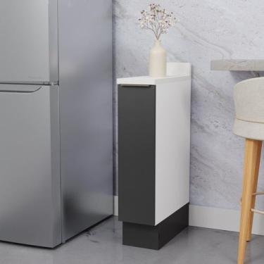 Imagem de Balcão Porta Tempero 20cm com Tampo com Rodape Ipanema CabeCasa Madeir