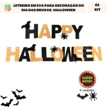 Imagem de Halloween Festa Letras Decoração Dia Das Bruxas Eva Letreiro - Dayu Va