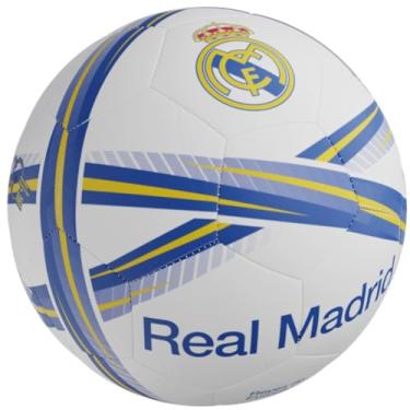 Imagem de BOLA FUTEBOL ESTADIOS 24 REAL MADRID BRANCO AZUL AMARELO/NRO 5