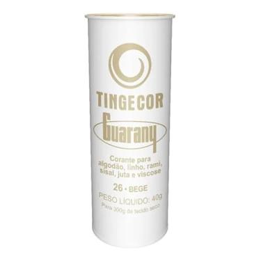 Imagem de Tinta p/Tecido Corante Tingecor Guarany 40g Tintol Bege