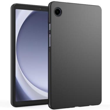 Imagem de WOGROO Capa para Samsung Galaxy Tab A9 8,7 polegadas modelo 2023 (SM-X110/X115/X117), capa protetora fina e macia para tablet Samsung Galaxy Tab A9 22.1 cm (SM-X110/X115/X117), preta