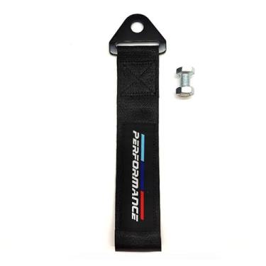 Imagem de Correia de reboque inicial D Fujiwara tofu Store AE86 JDM Sports Racing Trailer Belt Gancho de corda de tração personalizado para para-choques dianteiro ou traseiro (tipo H)