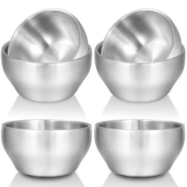 Imagem de Juego de 6 tazones para niños EWFEN SUS304 de acero inoxidable de 355 