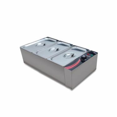 Imagem de Derretedeira Gourmet  Elétrica 3 cubas 1/3 ZPCHG03 - Zepper, 220V