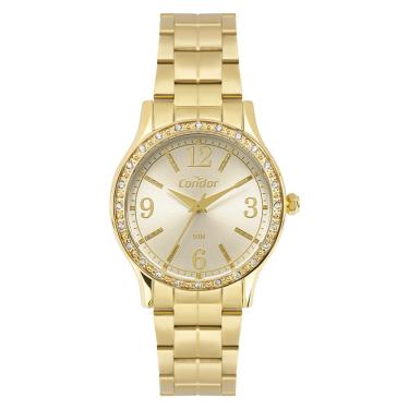 Imagem de Relógio Condor Feminino Ref: Co2035njo/4x Casual Dourado