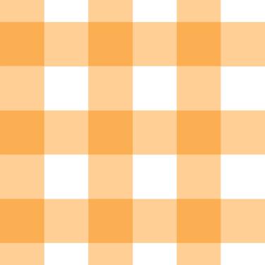 Imagem de Papel de Parede Doce Estilo Xadrez Laranja 81895