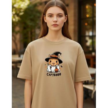 Imagem de Camiseta Capivara Hallowen Blusa Tshirt Malha 100% Algodão - Genérica,