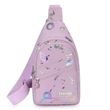 Imagem de Pochete feminina com alça ajustável para viagem casual, corrida, caminhada, ciclismo, Estilo 7, 28 * 13.5 * 1 cm / 11 * 5.3 * 0.4 inches