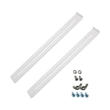 Imagem de Generic Kit de Reparo de Gaveta Reforço para Aglomerado de Madeira MDF Cômoda Acessórios para Móveis Reforço e Reparo, 2 Suportes