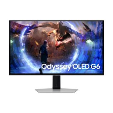 Imagem de Monitor Gamer Samsung Odyssey OLED G6 27 Qhd, Tela Flat, Painel OLED, 360hz,auto Source Switch+, Freesync Premium Pro Prata