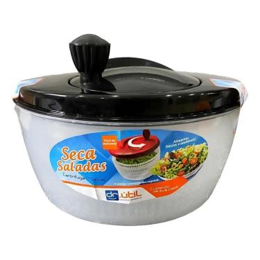 Imagem de Centrífuga De Salada Secador Verduras Manual 4 Litros