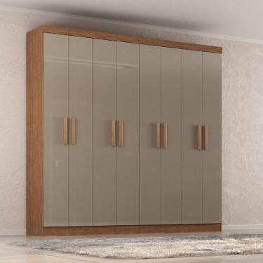 Imagem de Guarda Roupa Casal 8 Portas Petrópolis Atualle, Acacia Reflecta
