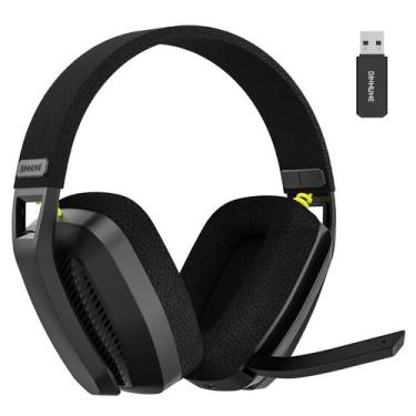 Imagem de Fone de ouvido sem fio para jogos BINNUNE para PC PS4 PS5 48H com bate