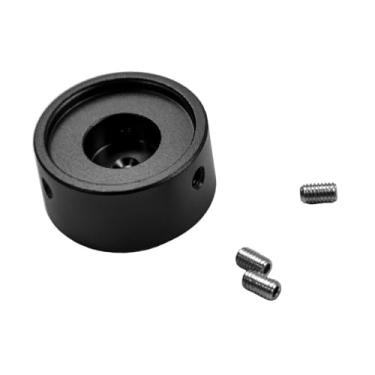 Imagem de TTETTZ Tampa de Botão para Pedal de Guitarra, Fácil de Instalar, em Liga de Alumínio, para Pedais de Efeito de Guitarra, Preto