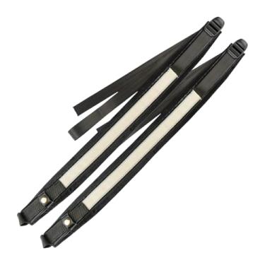 Imagem de harayaa Alça de arnês tipo sanfona, alça de ombro ajustável com fivelas ajustáveis, Branco Cinza