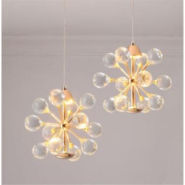 Imagem de Luminária pendente contemporânea em formato de rosa para cabeceira, com LED, estilo campestre americano, em cerâmica, ideal para restaurantes, quartos, bares, balcões, vestiários e corredore