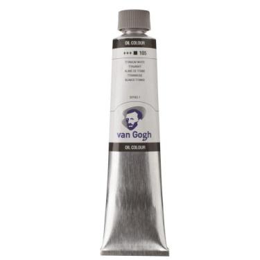 Imagem de Tinta Óleo 20 Ml Talens Van Gogh Serie 1 Titanium White(Safflower Oil)