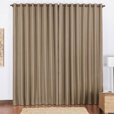 Imagem de Cortina Blackout Tecido 4 metros 4,00 x 2,70 Corta Luz - ENTROU COMPRO