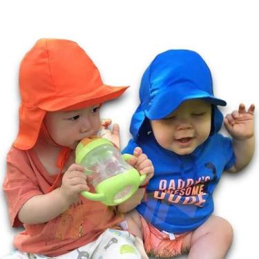 Imagem de Chapéu Boné Infantil Bebê Praia Proteção UV Solar NUCA 259 - IRON, Azu